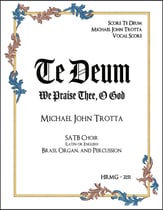 Te Deum SATB Choral Score cover